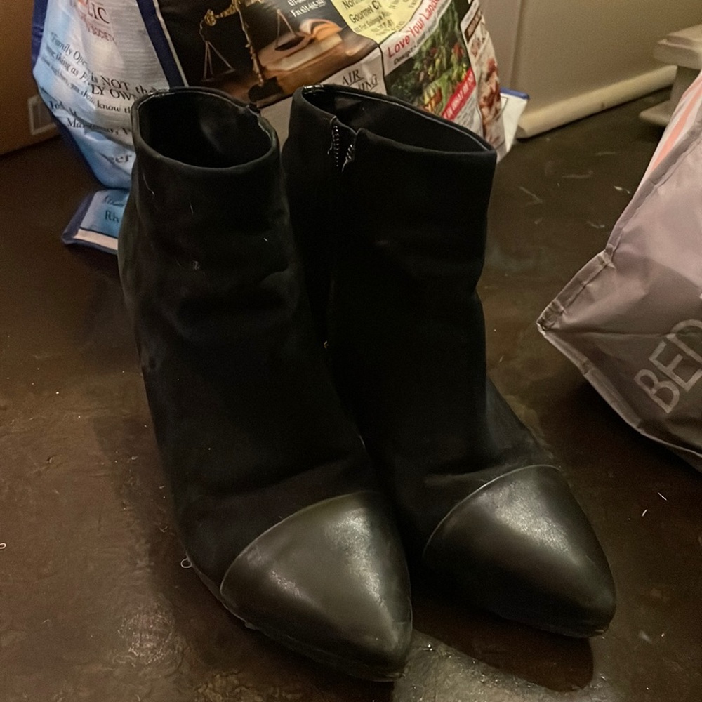 Black Tory Burch booties